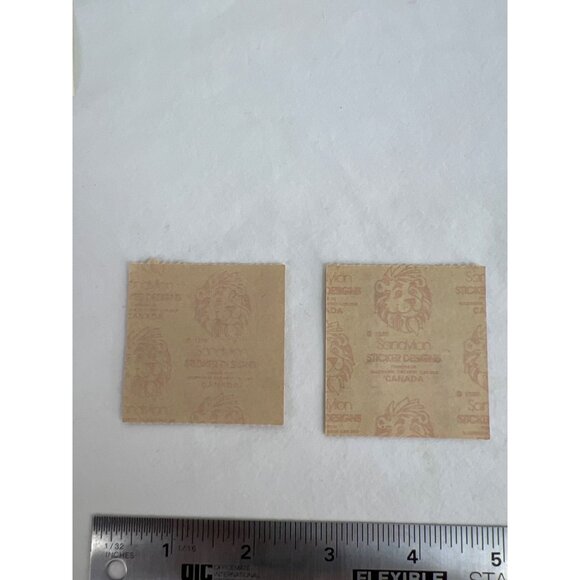 VTG 1986 Sandylion Fuzzy Sticker Designs Felt Dinosaur & Goose Stickers - Picture 4 of 6